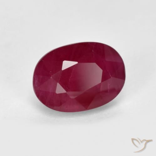 Rubino Rosso medio naturale da 1.33 ct, Ovale, VS-SI