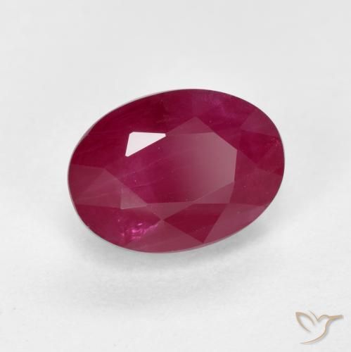 Rubino Vino rosso naturale da 1.40 ct, Ovale, VS-SI