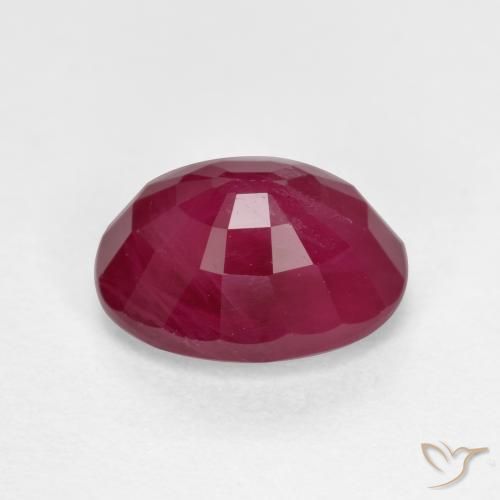 Rubino Vino rosso naturale da 1.40 ct, Ovale, VS-SI