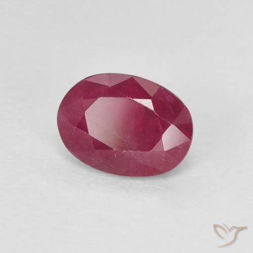 Rubino Vino rosso naturale da 1.10 ct, Ovale, VS-SI