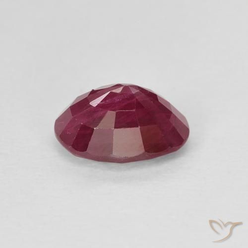 Rubino Vino rosso naturale da 1.10 ct, Ovale, VS-SI