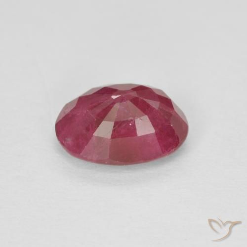 Rubino Rosso medio naturale da 1.09 ct, Ovale, VS-SI