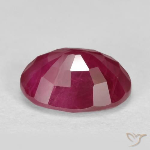 Rubino Rosso tendente al rosa naturale da 1.27 ct, Ovale, VS-SI