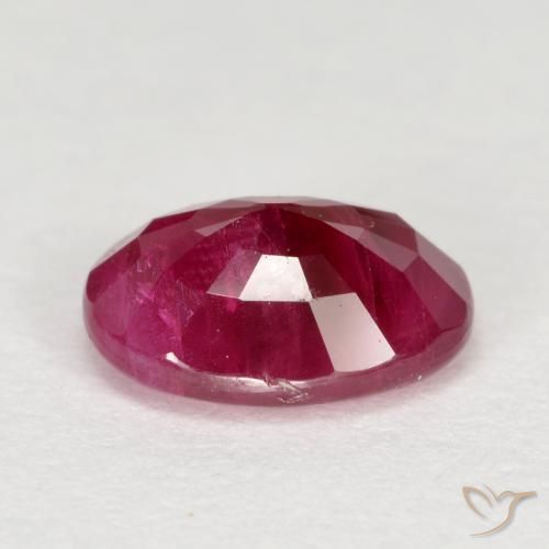 Rubino Sangue rosso naturale da 1.02 ct, Ovale, VS-SI