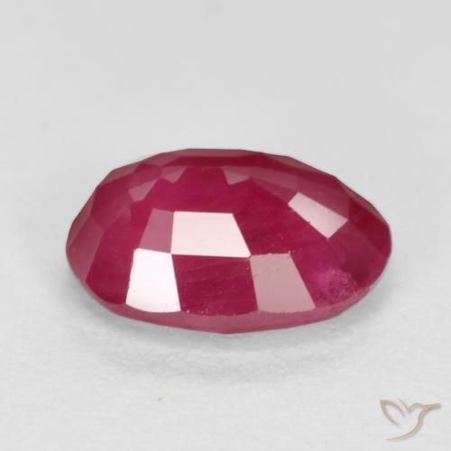 Rubino Rosso medio naturale da 1.11 ct, Ovale, VS-SI