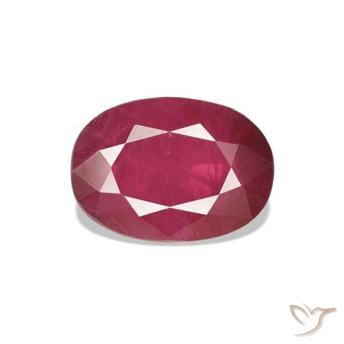 1.10ct Rosso scuro Rubino, Ovale, VS-SI