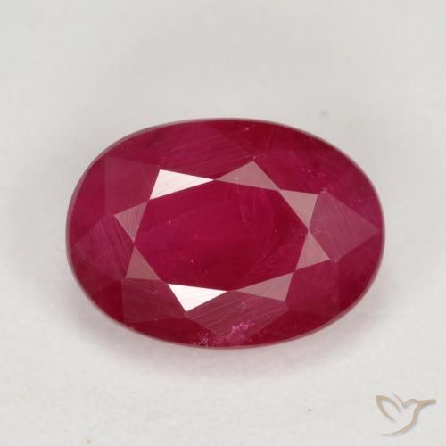1.16ct Naturale Cremisi Profondo Rubino, Ovale, VS-SI