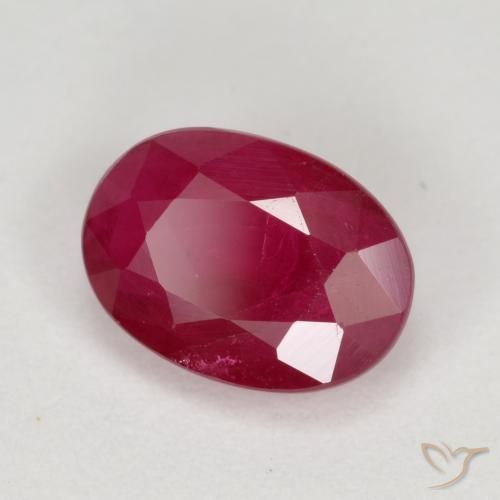 Rubino Cremisi Profondo naturale da 1.16 ct, Ovale, VS-SI