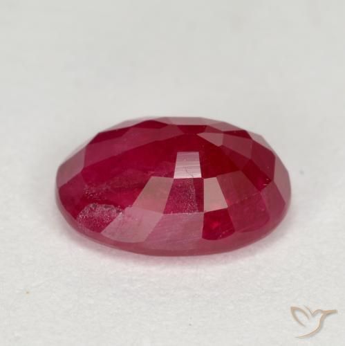 Rubino Cremisi Profondo naturale da 1.16 ct, Ovale, VS-SI