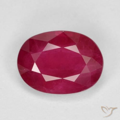 1.08ct Naturale marmellata rossa Rubino, Ovale, VS-SI