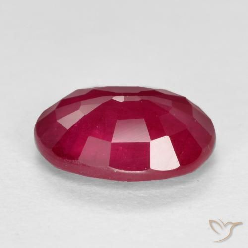 Rubino marmellata rossa naturale da 1.08 ct, Ovale, VS-SI