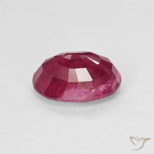 Rubino marmellata rossa naturale da 1.21 ct, Ovale, SI