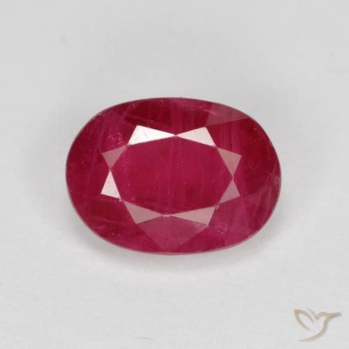 1.11ct Naturale marmellata rossa Rubino, Ovale, SI