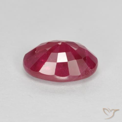 Rubino Cremisi Profondo naturale da 1.12 ct, Ovale, SI