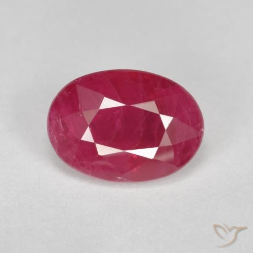 1.08ct Naturale marmellata rossa Rubino, Ovale, VS-SI