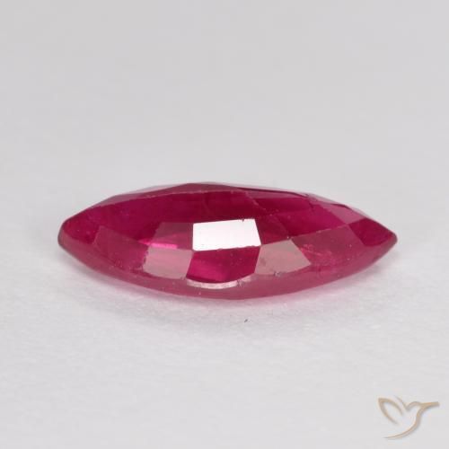 Rubino Rosso chiaro naturale da 1.03 ct, Taglio marquise, SI