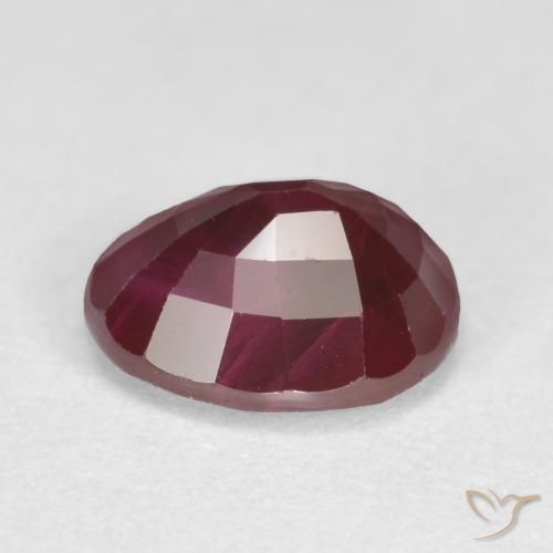 Rubino Vino rosso naturale da 1.09 ct, Ovale, SI