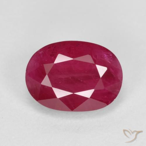 1.26ct Naturale marmellata rossa Rubino, Ovale, SI