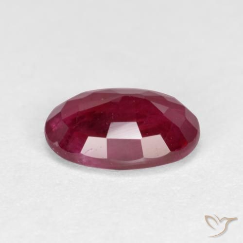 Rubino Vino rosso naturale da 1.06 ct, Ovale, VS-SI
