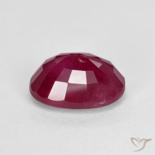 Rubino Rosso medio naturale da 1.22 ct, Ovale, VS-SI
