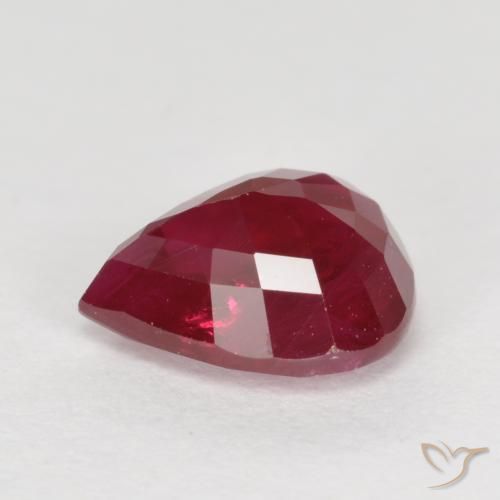 Rubino Vino rosso naturale da 1.04 ct, Forma a pera, VS-SI