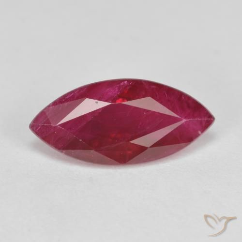 1.80ct Naturale Rosso medio Rubino, Taglio marquise, VS-SI
