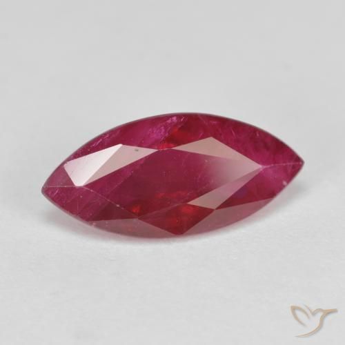 Rubino Rosso medio naturale da 1.80 ct, Taglio marquise, VS-SI