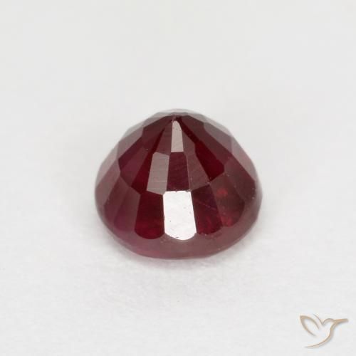 Rubino Vino rosso naturale da 0.43 ct, Rotondo, SI