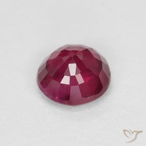 Rubino Rosso medio naturale da 0.35 ct, Rotondo, SI