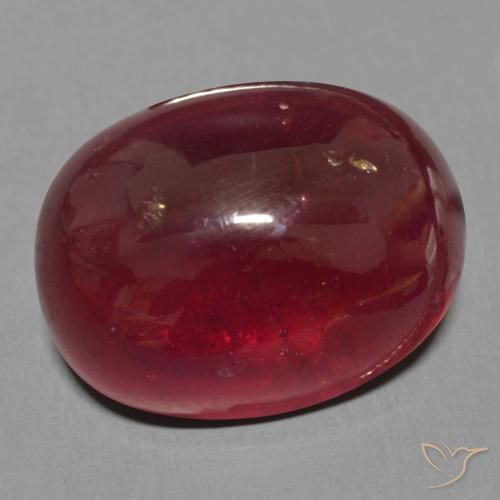 Rubino Rosso scuro naturale da 18.63 ct, Ovale, Traslucido