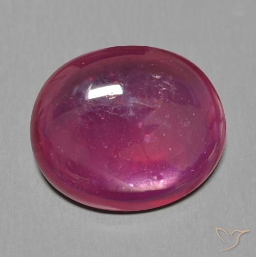 15.86ct Naturale Vino rosso Rubino, Ovale, Traslucido
