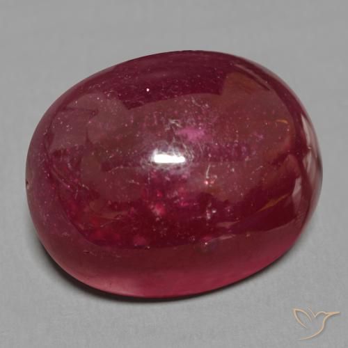 Rubino Vino rosso naturale da 29.19 ct, Ovale, Traslucido