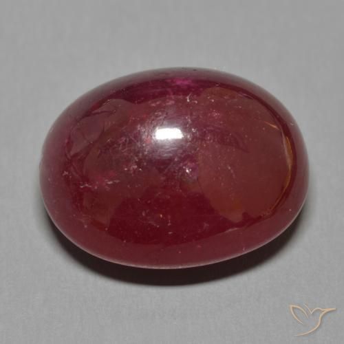 Rubino Vino rosso naturale da 29.19 ct, Ovale, Traslucido