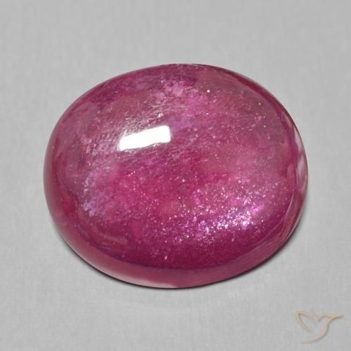 Rubino Vino Rosso Profondo naturale da 16.22 ct, Ovale, Traslucido