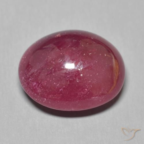 Rubino Rosso scuro naturale da 11.05 ct, Ovale, Traslucido