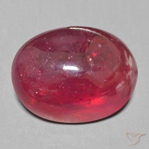 14.77ct Naturale Vino rosso Rubino, Ovale, Traslucido