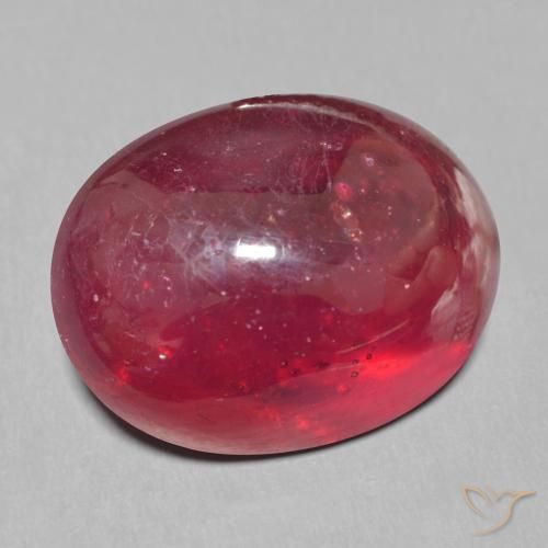 Rubino Vino rosso naturale da 14.77 ct, Ovale, Traslucido
