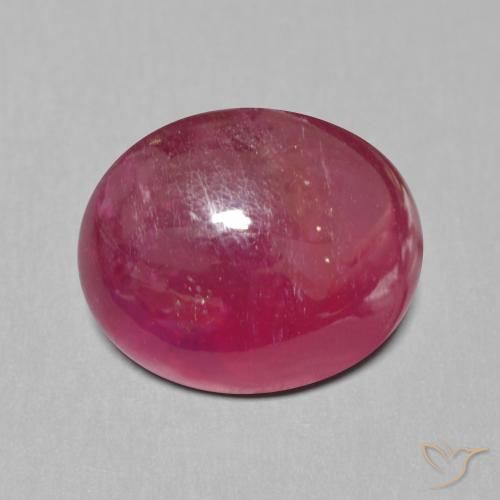 11.20ct Naturale Rosso scuro Rubino, Ovale, Traslucido