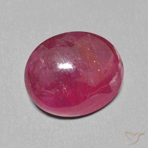 Rubino Rosso scuro naturale da 11.20 ct, Ovale, Traslucido