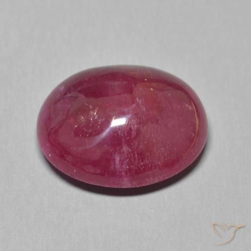 Rubino Rosso scuro naturale da 11.20 ct, Ovale, Traslucido