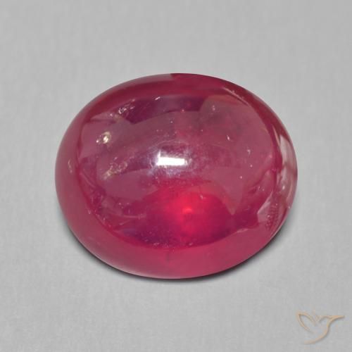 9.88ct Naturale Rosso scuro Rubino, Ovale, Traslucido