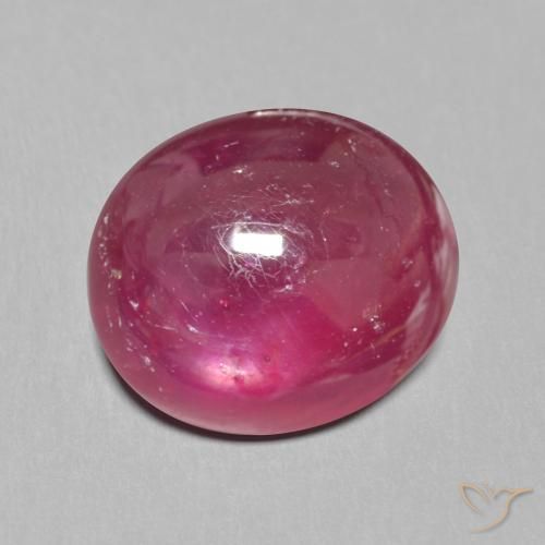Rubino Rosso scuro naturale da 11.99 ct, Ovale, Traslucido