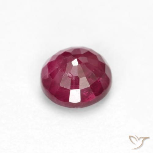 Rubino Rosso medio naturale da 0.34 ct, Rotondo, VS