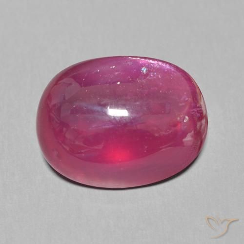 12.66ct Naturale Rosso tendente al rosa Rubino, Ovale, Traslucido