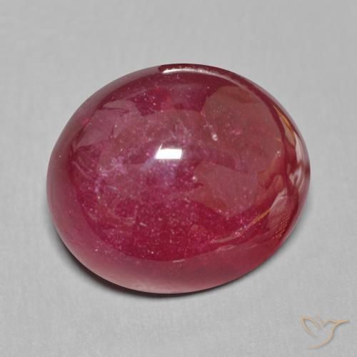 Rubino Vino Rosso Profondo naturale da 19.48 ct, Ovale, Traslucido