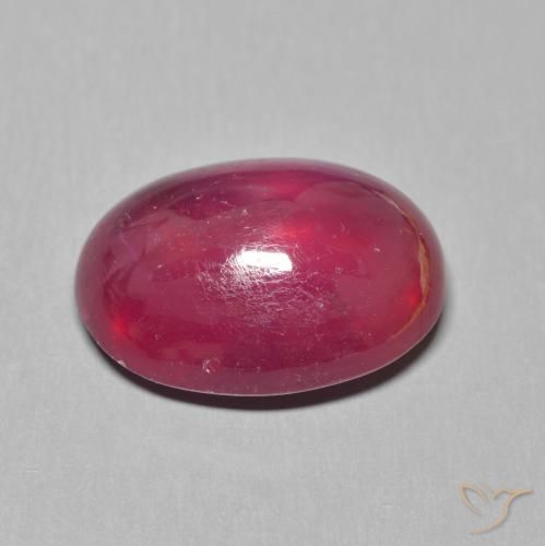 Rubino Rosso chiaro naturale da 13.54 ct, Ovale, Traslucido