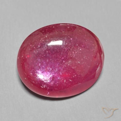 13.09ct Naturale Rosso scuro Rubino, Ovale, Traslucido