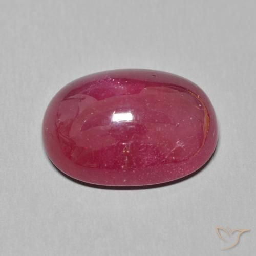 Rubino Rosso scuro naturale da 14.48 ct, Ovale, Traslucido