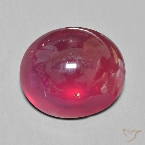19.95ct Naturale Sangue rosso Rubino, Ovale, Traslucido, Photo A