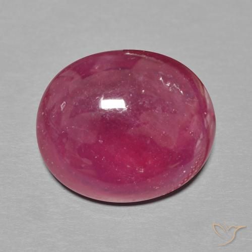 10.25ct Naturale Rosso scuro Rubino, Ovale, Traslucido